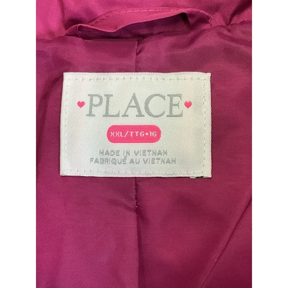 The Children's Place Girls XXL 16 Water Resistant Puffer Jacket Pink NWT
